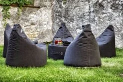 Lounge Satellite Beanbag -Furniture Discount Store 1019 1 Lounge Satellite Graphite02