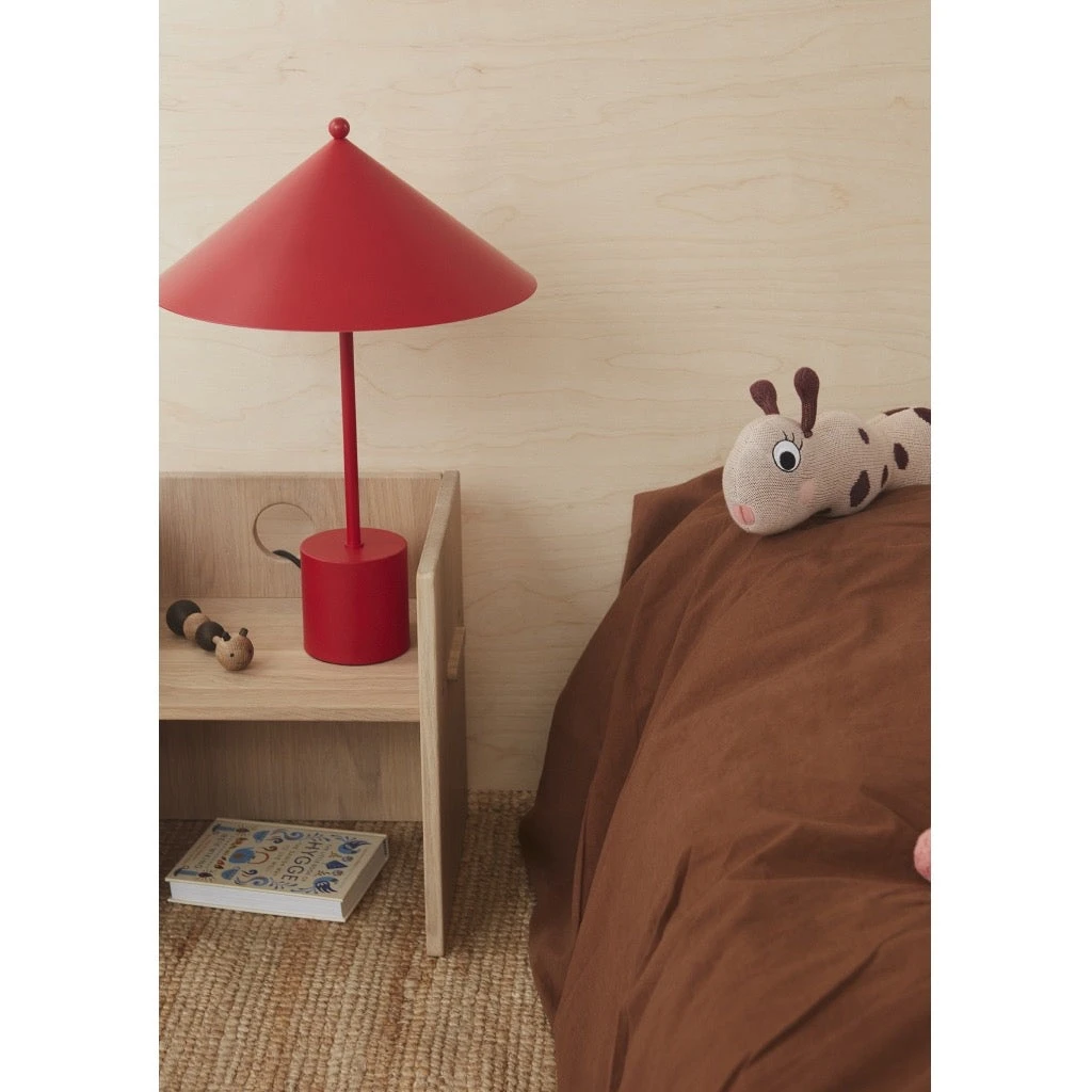 OYOY Kasa Table Lamp - Cherry Red 2 OYOY Kasa Table Lamp - Cherry Red - Image 2
