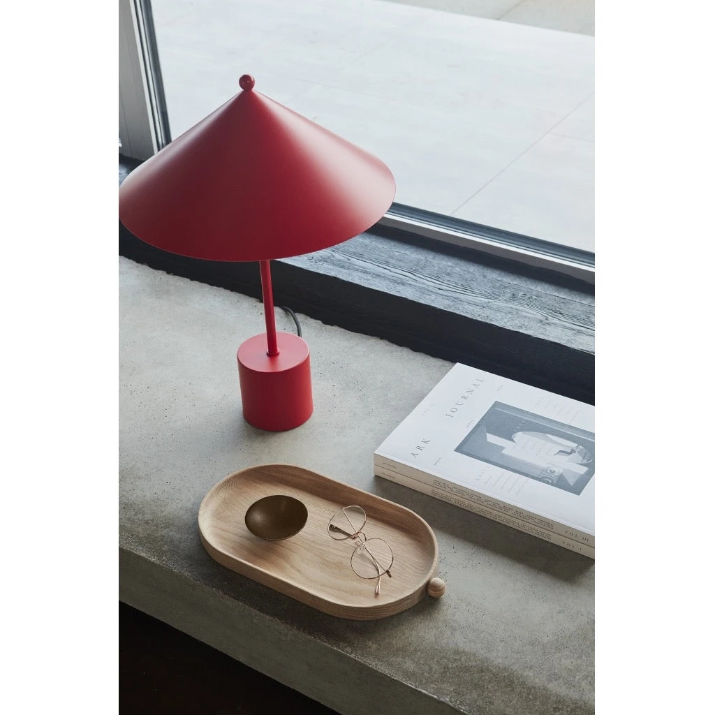 OYOY Kasa Table Lamp - Cherry Red 3 OYOY Kasa Table Lamp - Cherry Red - Image 3