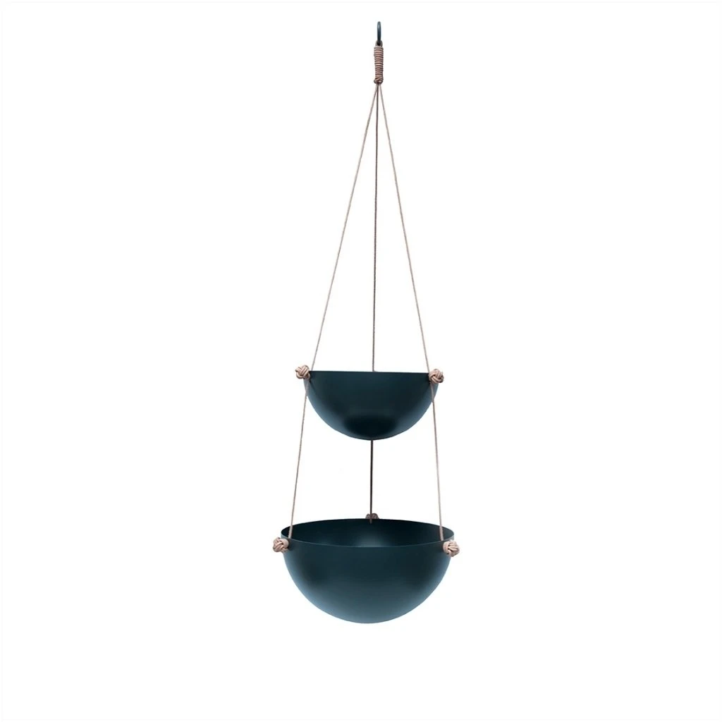 OYOY Pif Paf Puf Hanging Storage - 2 Bowls 1 OYOY Pif Paf Puf Hanging Storage - 2 Bowls