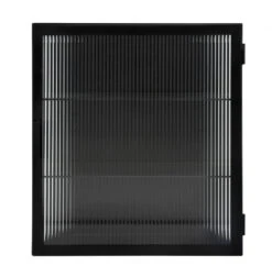 GROOVY Wall Cabinet, Black, 1 Door