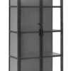 PHOENIX Black Cabinet, 2 Doors, Small