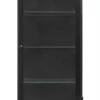 SIRI Wall Cabinet, 1 Door, Black Metal