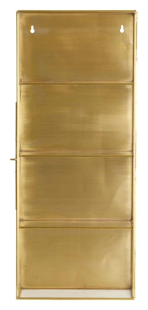 ADA Wall Cabinet, L, 3 Shelves, Gold 1 ADA Wall Cabinet, L, 3 Shelves, Gold