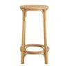 NEN Bar Chair, Natural Rattan
