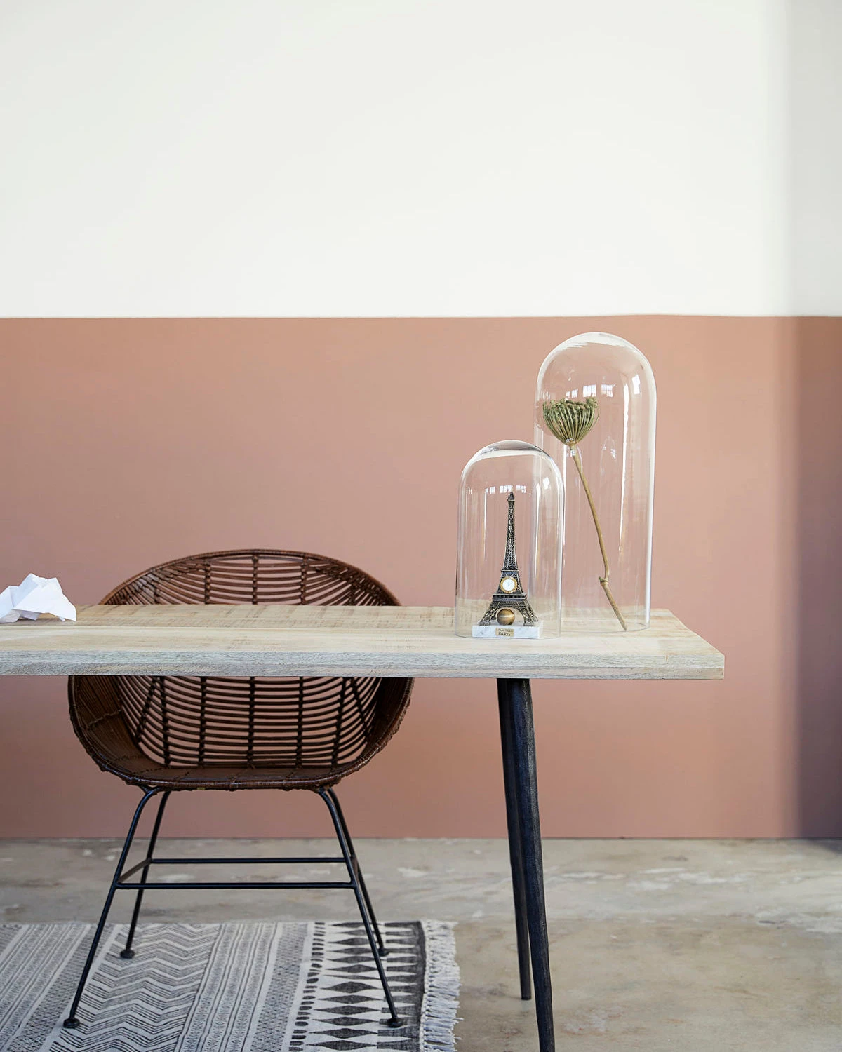 House Doctor Rug, Block, Grey/Black 3 House Doctor Rug, Block, Grey/Black - Image 3