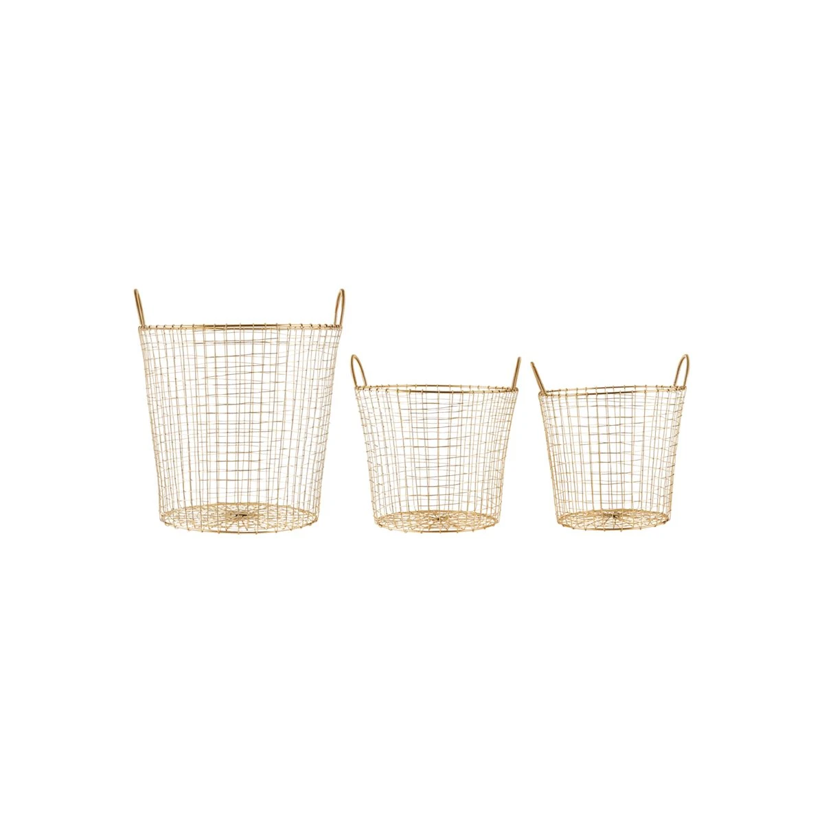 House Doctor Baskets, Wire, Brass 1 House Doctor Baskets, Wire, Brass