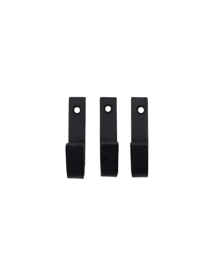 House Doctor Hook, Bath, Black 3pcs 1 House Doctor Hook, Bath, Black 3pcs