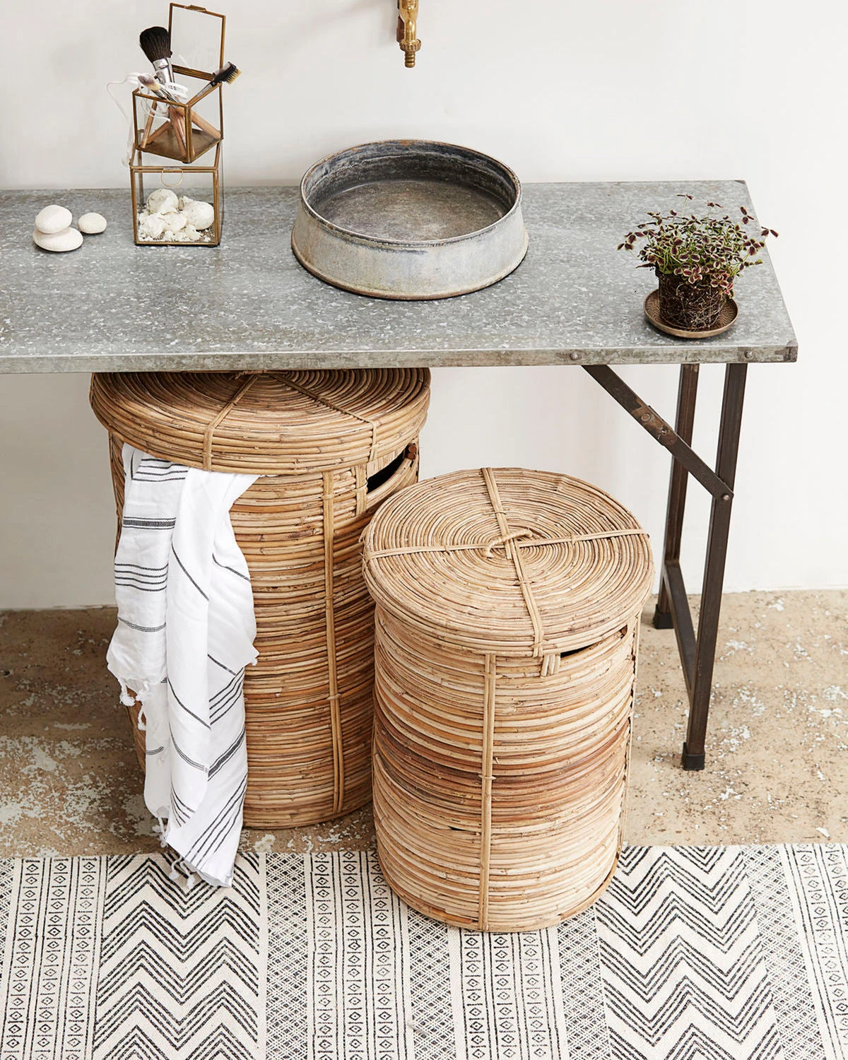 House Doctor Laundry Baskets, Chaka, Nature 3 House Doctor Laundry Baskets, Chaka, Nature - Image 3