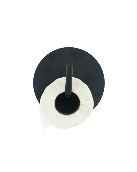 House Doctor Toilet Paper Holder, Text, Black 1 House Doctor Toilet Paper Holder, Text, Black