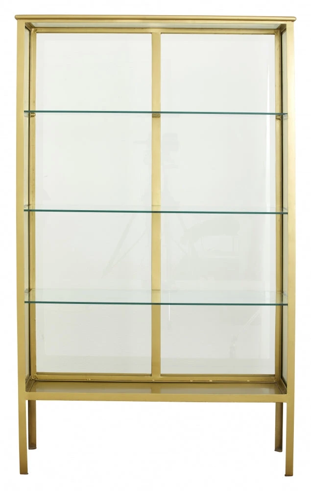 MAKALU Display Cabinet, Golden