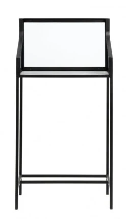 COUNTER Marble Desk W/glass, Iron