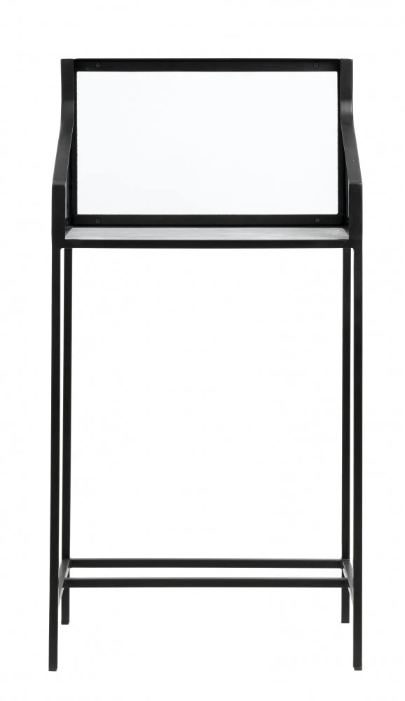 COUNTER Marble Desk W/glass, Iron