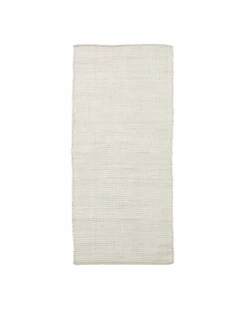 House Doctor Rug, Chindi, White
