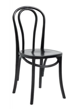Bistro Chair, Shiny Black
