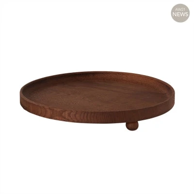 OYOY Inka Wood Tray Round - Large 1 OYOY Inka Wood Tray Round - Large