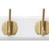 EDGY Coat Rack, 6 Hooks, Matt White