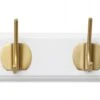 EDGY Coat Rack, 8 Hooks, Matt White