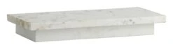 PAU Shelf W/ Marble, White, S