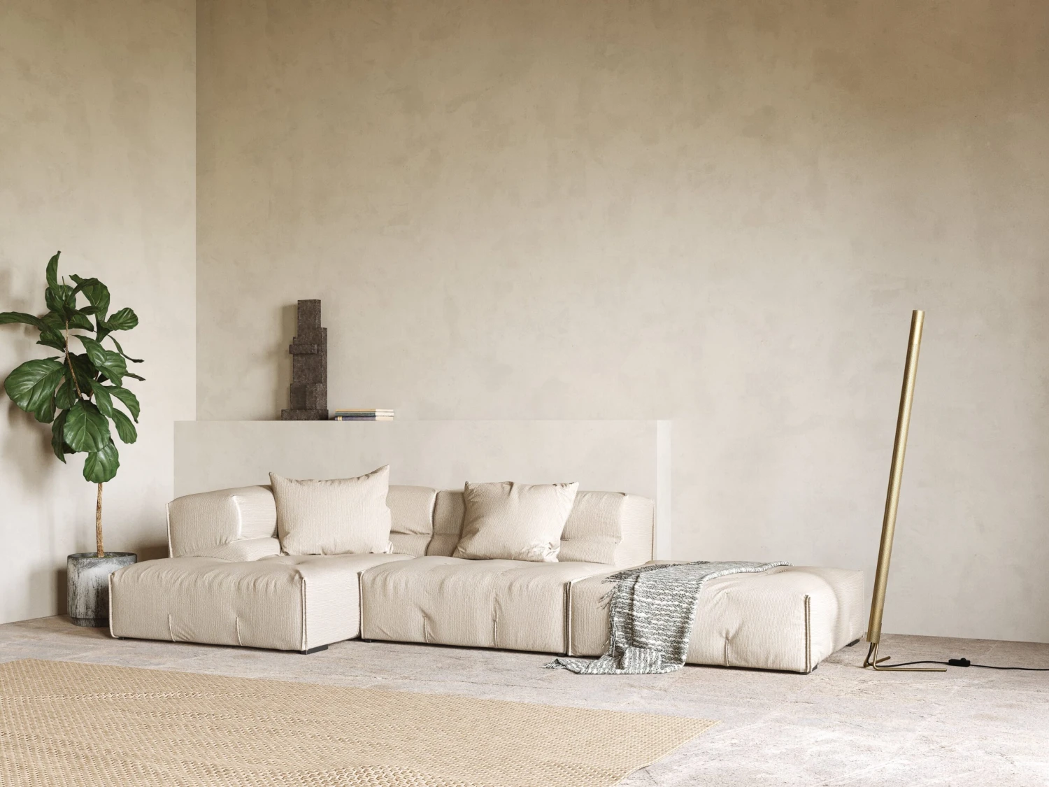 Radent Floor Lamp 1475 Mm Brass 7 Radent Floor Lamp 1475 Mm Brass - Image 7