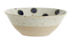 GRAINY Dot Bowl, Sand/dark Blue