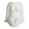 AVAJI Sitting Full Body, Vase, White