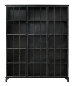DOWNTOWN Cabinet, 3 Doors, Black
