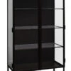 OREGON Cabinet, Black Iron, 2 Doors