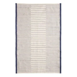Aisle Rug Small White/Blue