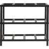 LORENZO Wine Rack, S, Black