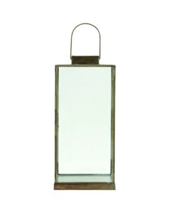 ANTIQUE Lantern W/Flat Top, L