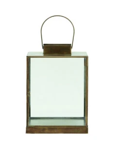 ANTIQUE Lantern W/Flat Top, S