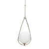 Above Pendant Brass/White