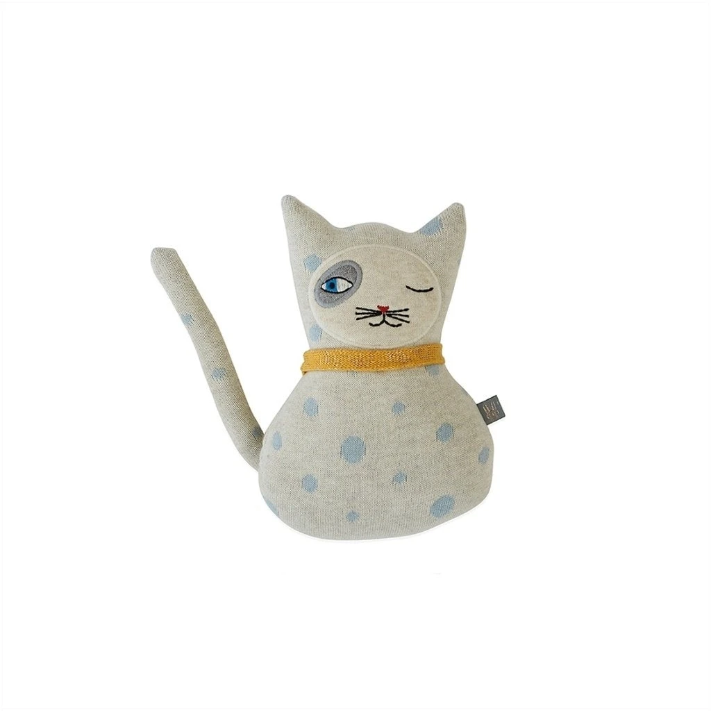 OYOY Baby Benny Cat Cushion 1 OYOY Baby Benny Cat Cushion