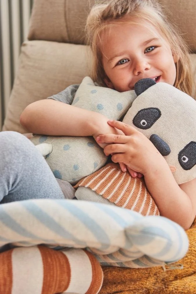 OYOY Baby Benny Cat Cushion 2 OYOY Baby Benny Cat Cushion - Image 2