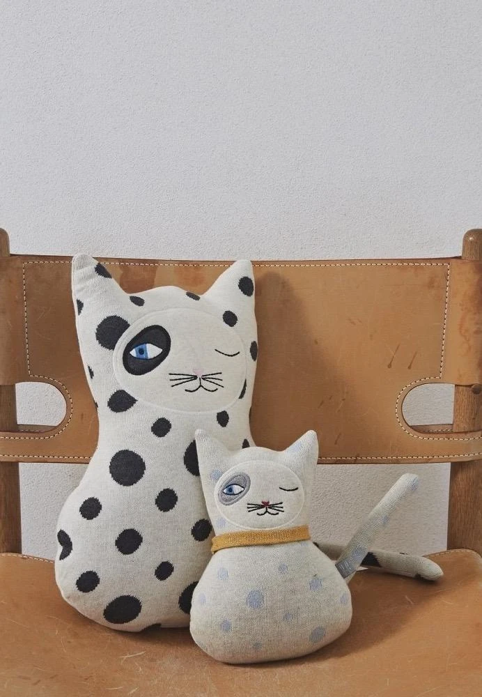 OYOY Baby Benny Cat Cushion 3 OYOY Baby Benny Cat Cushion - Image 3