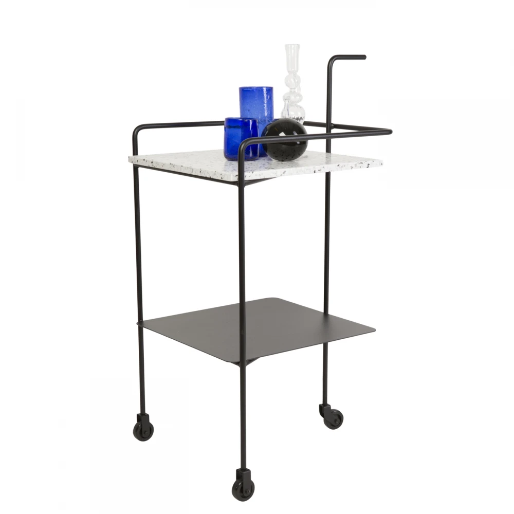 Confetti Trolley, Black + Black N' White 1 Confetti Trolley, Black + Black N' White