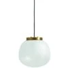 FROST Pendant Lamp L, W/golden Top