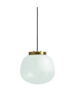 FROST Pendant Lamp L, W/golden Top