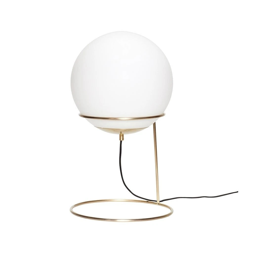 Balance Lamp Small Brass/White