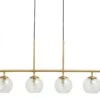 GLOBE Lamp, 4-in-one, Brass, Hanging