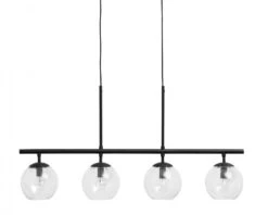 GLOBE Lamp, 4-in-one, Black, Hanging