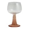 GORM Wineglass, Pink Stem