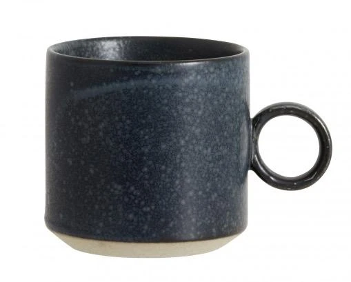 GRAINY Cup W. Handle, Dark Blue 2 Pcs. 1 GRAINY Cup W. Handle, Dark Blue 2 Pcs.