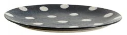 GRAINY Dot Plate, S, Dark Blue/sand
