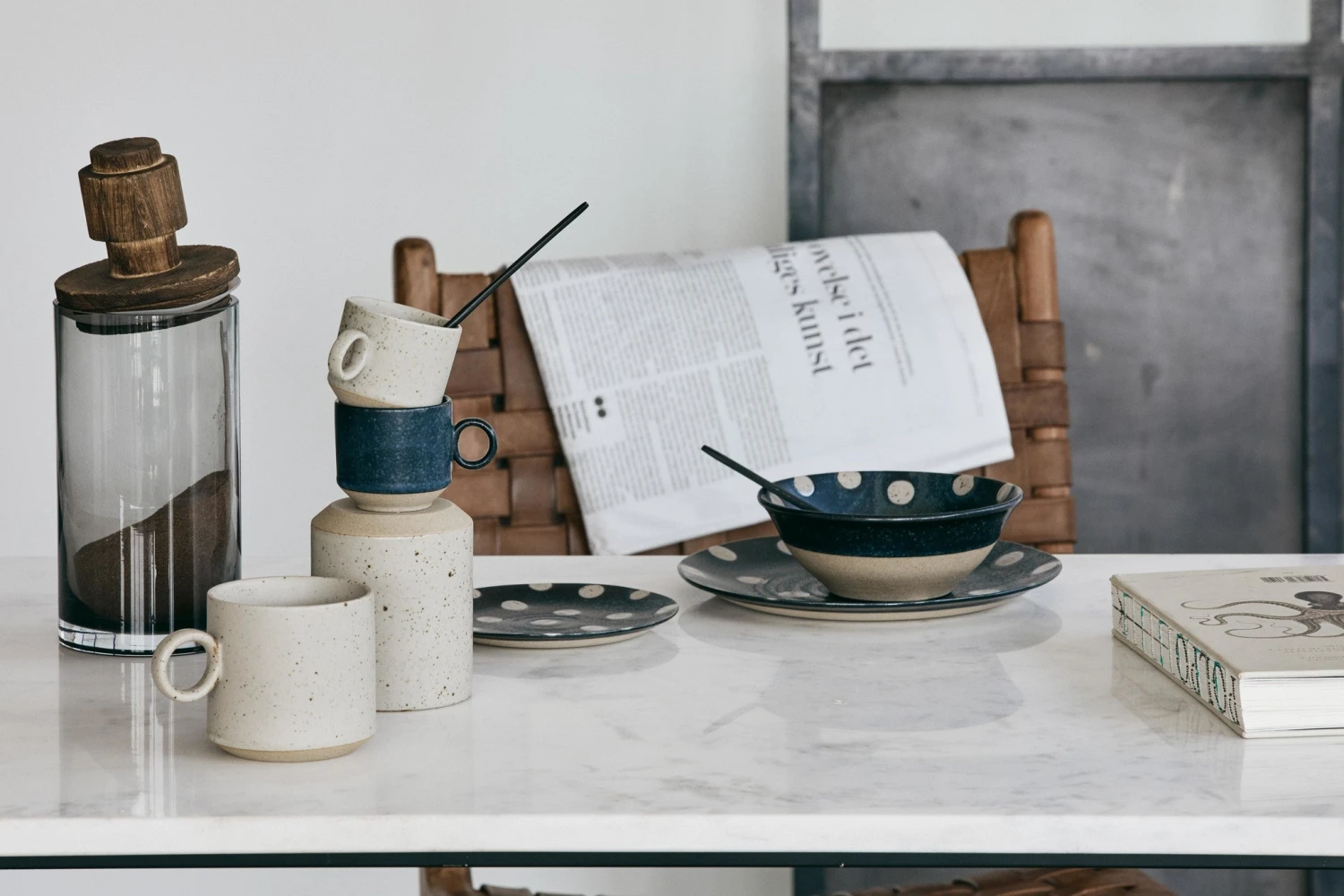 GRAINY Espresso Cup, Dark Blue 2pcs 2 GRAINY Espresso Cup, Dark Blue 2pcs - Image 2