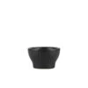 Aida Groovy Egg Cup 4pcs - Black Stoneware