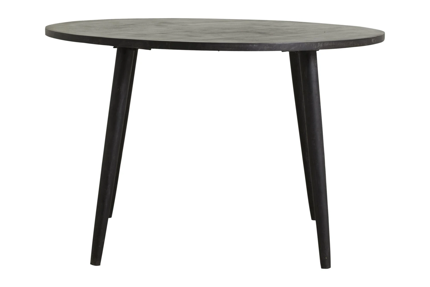 HAU Round Dining Table, Black Wood 1 HAU Round Dining Table, Black Wood