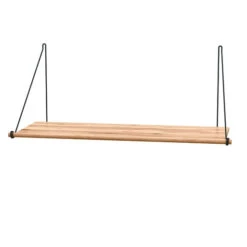 Loop Shelf Natural -Furniture Discount Store Loop Shelf 36 black
