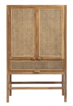 MERGE Cabinet, Nature W/rattan